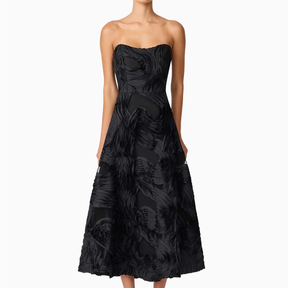 Elliatt Asher Black Strapless Dress NWOT
